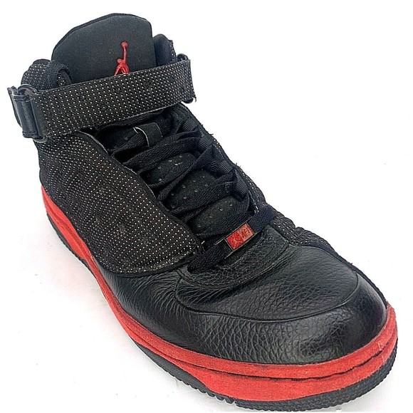 Nike Air Jordan AJF 13 Bred Black Varsity Red White 375453-061 Size US 10.5 EUC